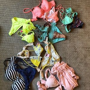 S/M Various Bikinis- Beach Bunny, Juicy, etc.